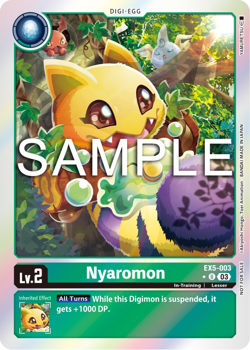 Nyaromon [EX5-003] (Animal Colosseum Box Promotion Pack) [Animal Colosseum] | Anubis Games and Hobby