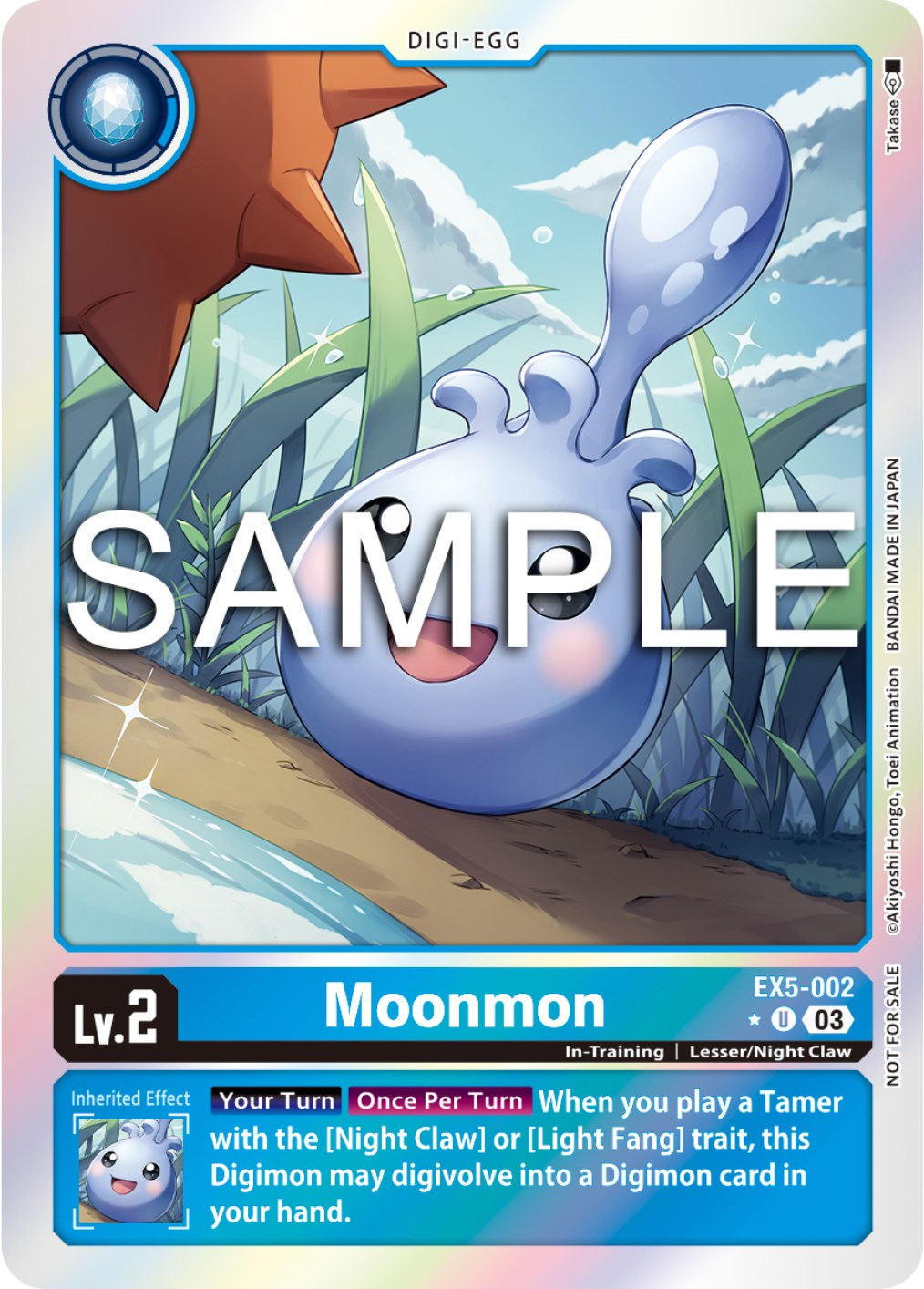 Moonmon [EX5-002] (Animal Colosseum Box Promotion Pack) [Animal Colosseum] | Anubis Games and Hobby