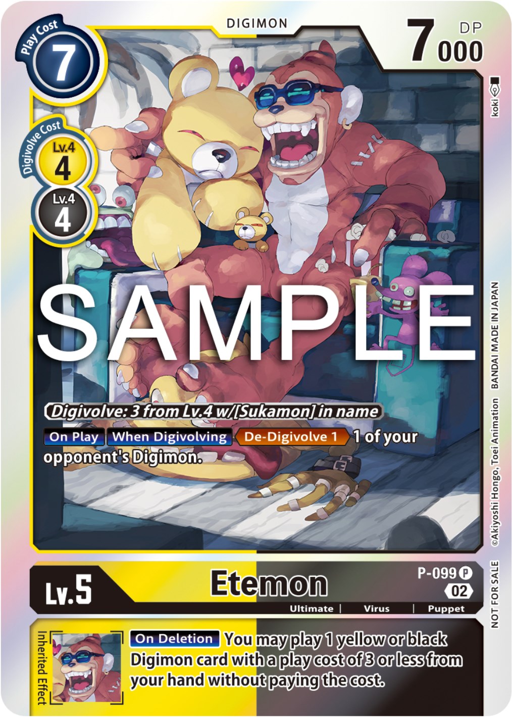 Etemon [P-099] (Limited Card Pack Ver.2) [Promotional Cards] | Anubis Games and Hobby