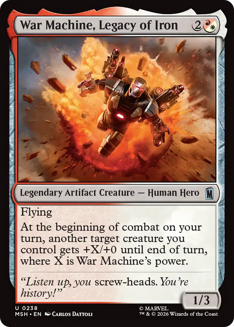 War Machine, James Rhodes [Marvel Super Heroes] | Anubis Games and Hobby