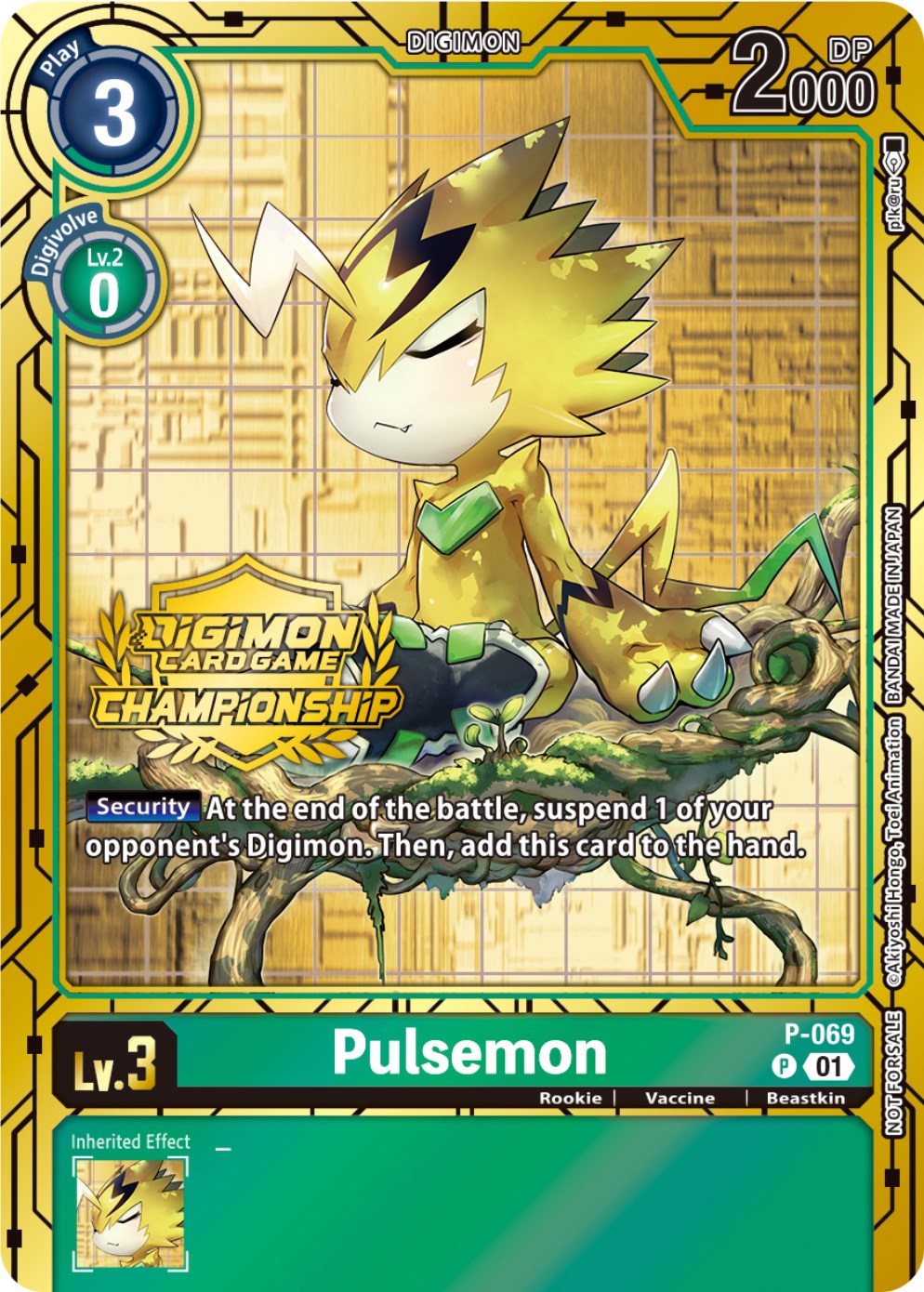 Pulsemon [P-069] (Championship 2023 Gold Card Set) [Promotional Cards] | Anubis Games and Hobby