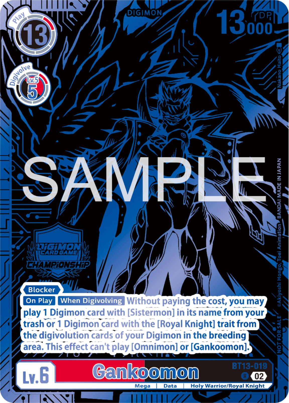 Jesmon (X Antibody) [BT10-016] (2023 Championship Finals 1st Place) [Versus Royal Knights Promos] | Anubis Games and Hobby