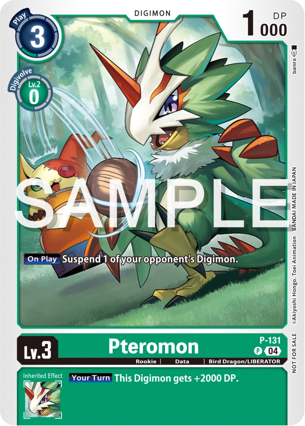 Pteromon [P-131] (Digimon Liberator Promotion Pack) [Promotional Cards] | Anubis Games and Hobby