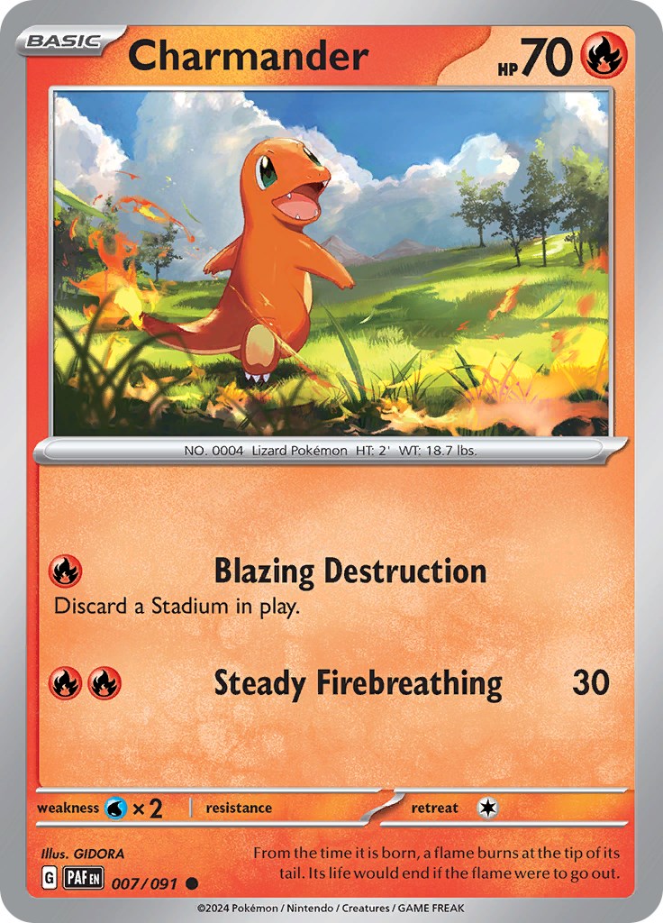 Charmander (007/091) [Scarlet & Violet: Paldean Fates] | Anubis Games and Hobby