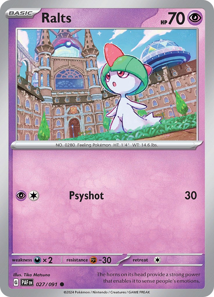 Ralts (027/091) [Scarlet & Violet: Paldean Fates] | Anubis Games and Hobby