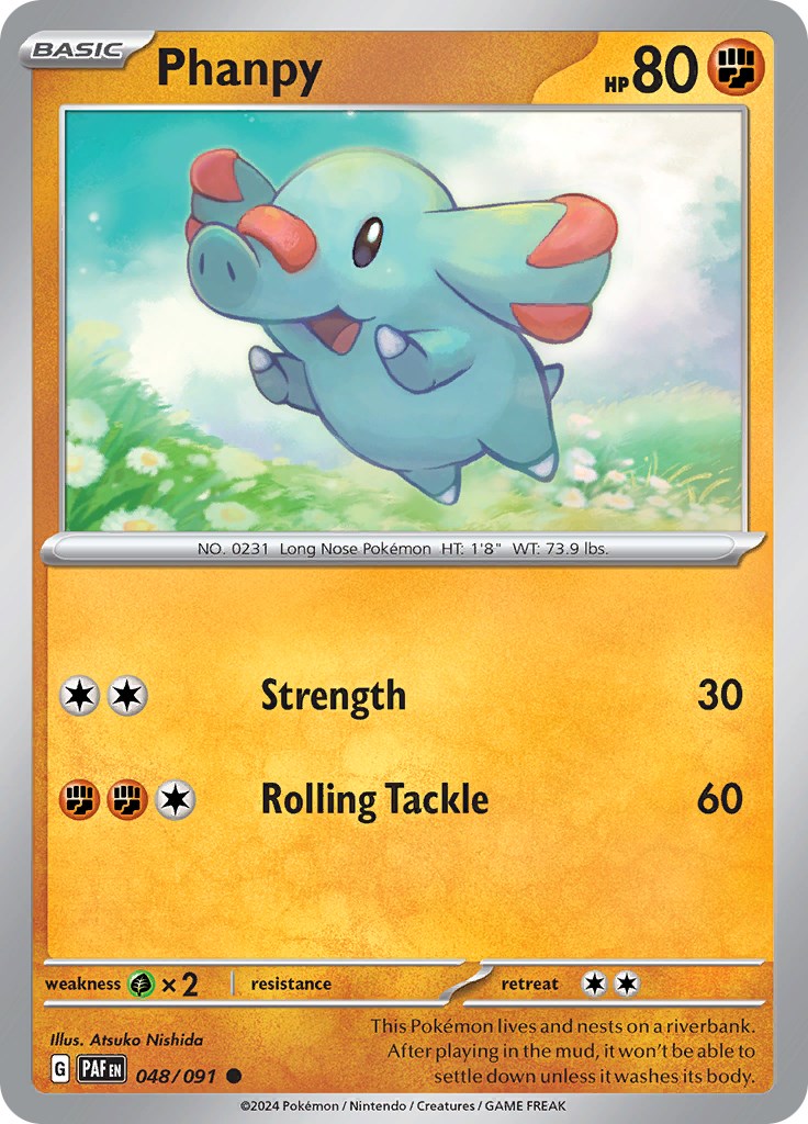 Phanpy (048/091) [Scarlet & Violet: Paldean Fates] | Anubis Games and Hobby