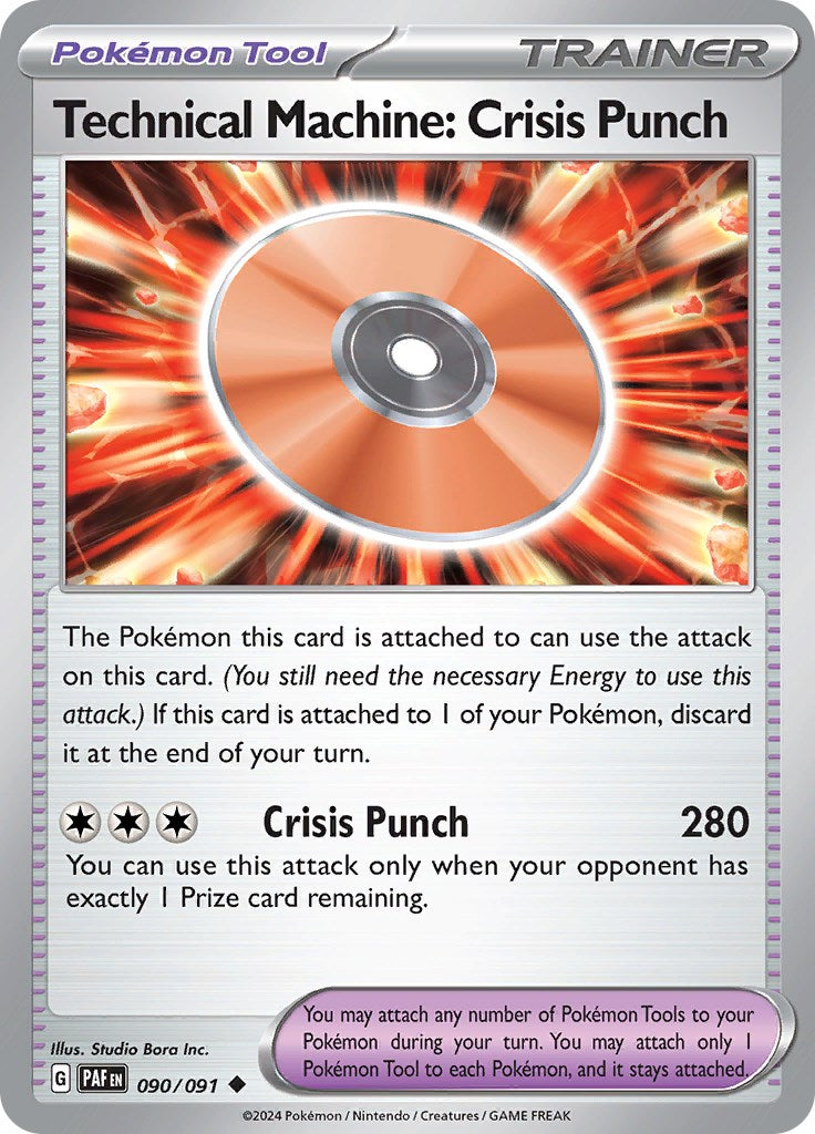 Technical Machine: Crisis Punch (090/091) [Scarlet & Violet: Paldean Fates] | Anubis Games and Hobby