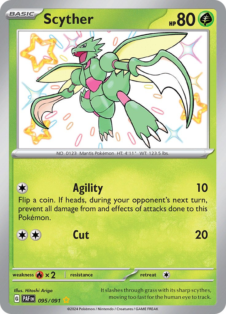 Scyther (095/091) [Scarlet & Violet: Paldean Fates] | Anubis Games and Hobby