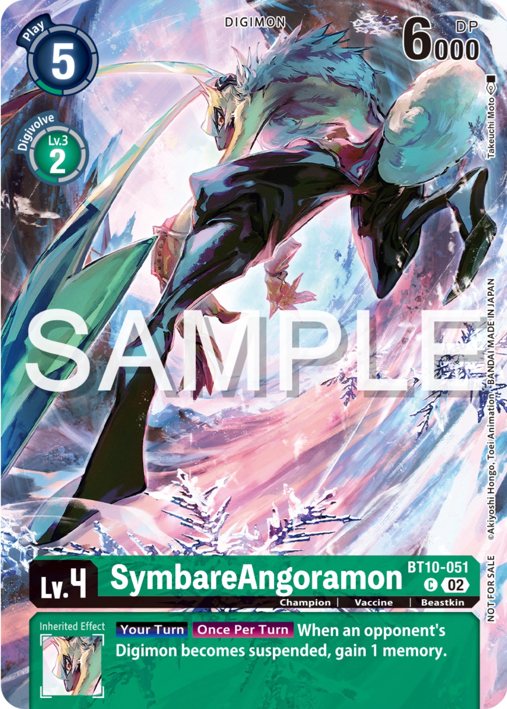 SymbareAngoramon [BT10-051] (Digimon Illustration Competition Pack 2023) [Xros Encounter Promos] | Anubis Games and Hobby
