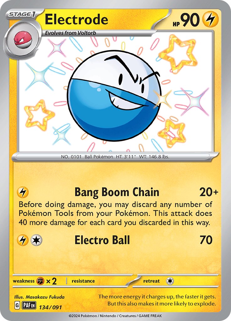 Electrode (134/091) [Scarlet & Violet: Paldean Fates] | Anubis Games and Hobby