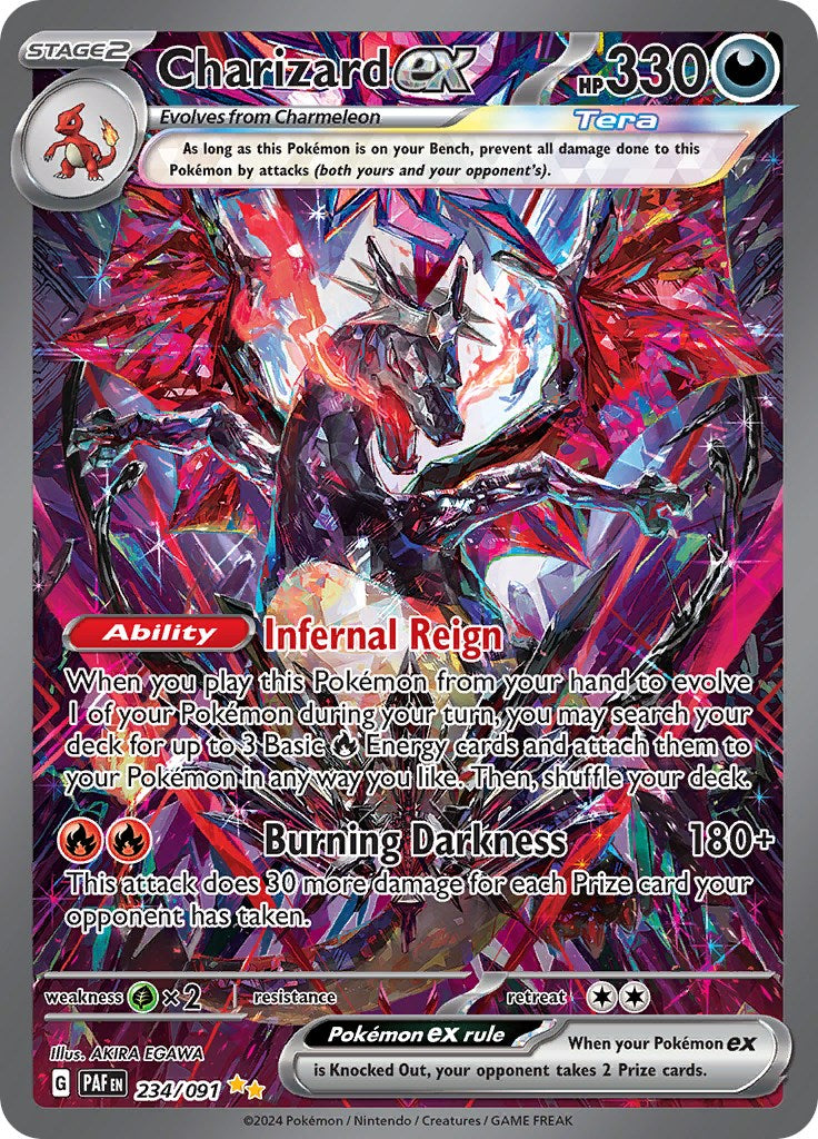 Charizard ex (234/091) [Scarlet & Violet: Paldean Fates] | Anubis Games and Hobby