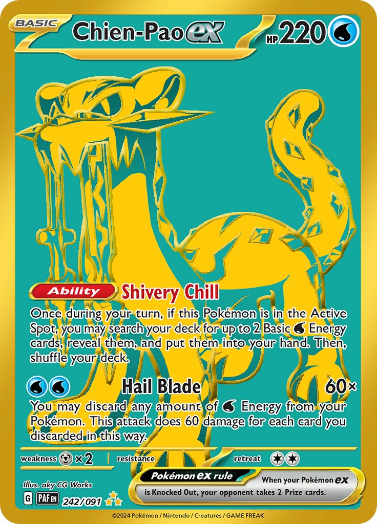 Chien-Pao ex (242/091) [Scarlet & Violet: Paldean Fates] | Anubis Games and Hobby