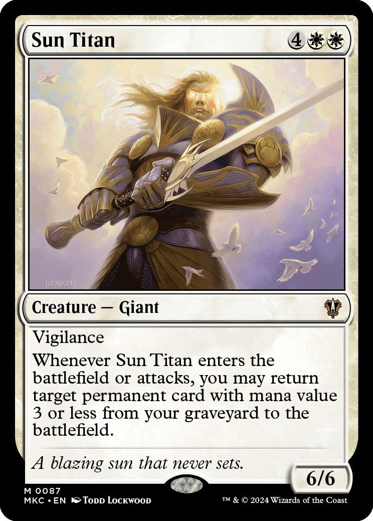 Sun Titan [Murders at Karlov Manor Commander] | Anubis Games and Hobby