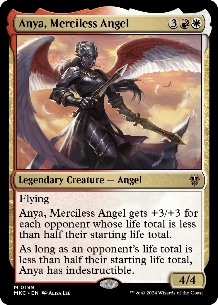 Anya, Merciless Angel [Murders at Karlov Manor Commander] | Anubis Games and Hobby