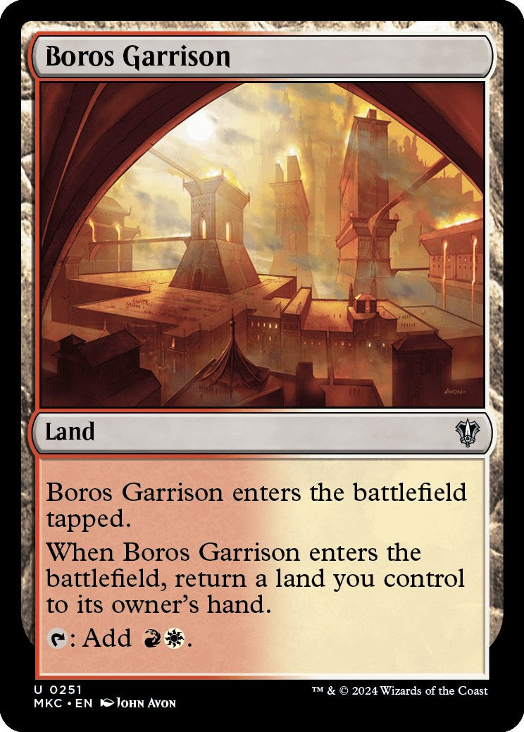 Boros Garrison [Murders at Karlov Manor Commander] | Anubis Games and Hobby