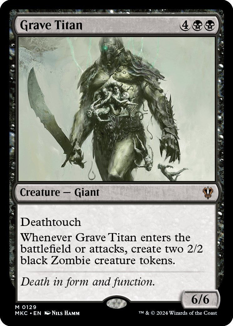 Grave Titan [Murders at Karlov Manor Commander] | Anubis Games and Hobby