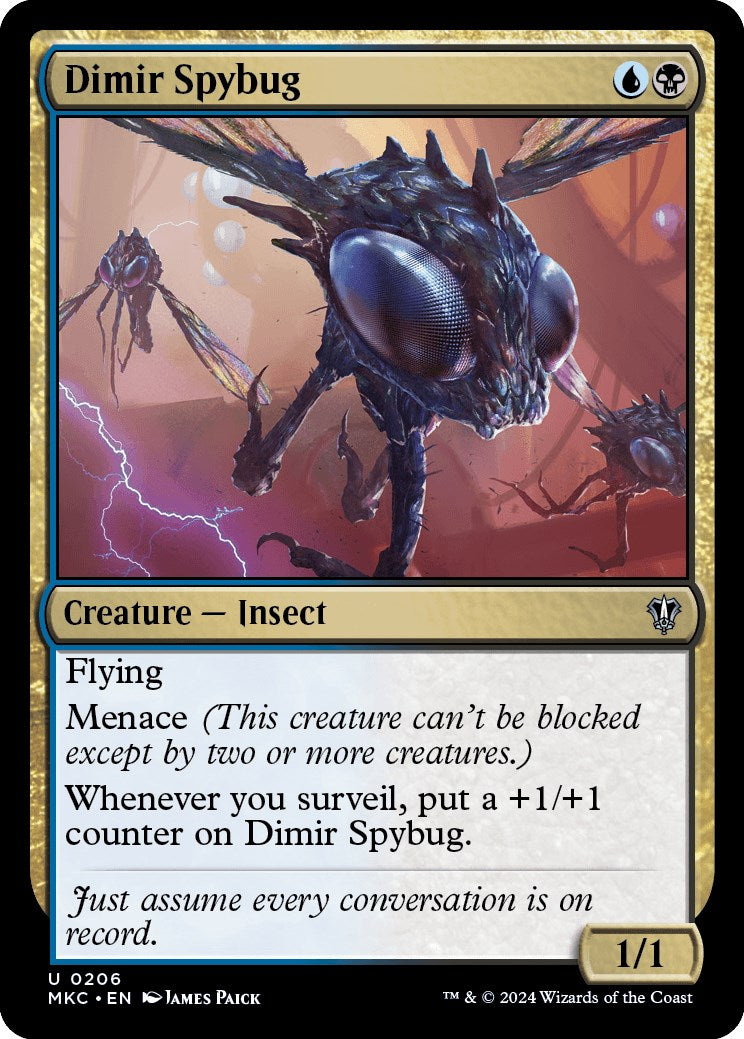 Dimir Spybug [Murders at Karlov Manor Commander] | Anubis Games and Hobby