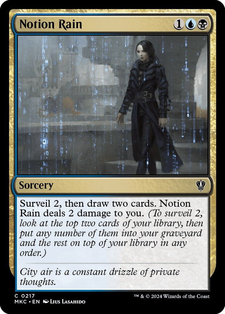 Notion Rain [Murders at Karlov Manor Commander] | Anubis Games and Hobby