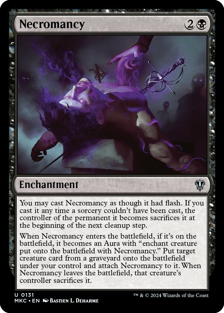 Necromancy [Murders at Karlov Manor Commander] | Anubis Games and Hobby