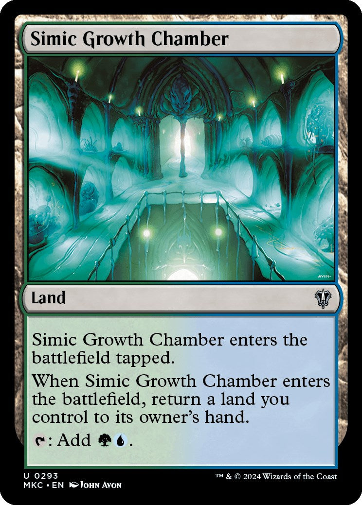 Simic Growth Chamber [Murders at Karlov Manor Commander] | Anubis Games and Hobby