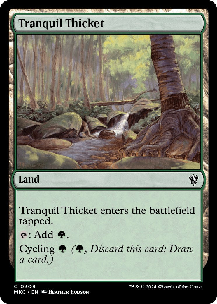 Tranquil Thicket [Murders at Karlov Manor Commander] | Anubis Games and Hobby