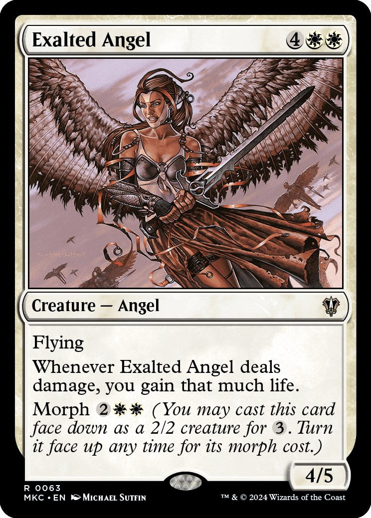 Exalted Angel [Murders at Karlov Manor Commander] | Anubis Games and Hobby