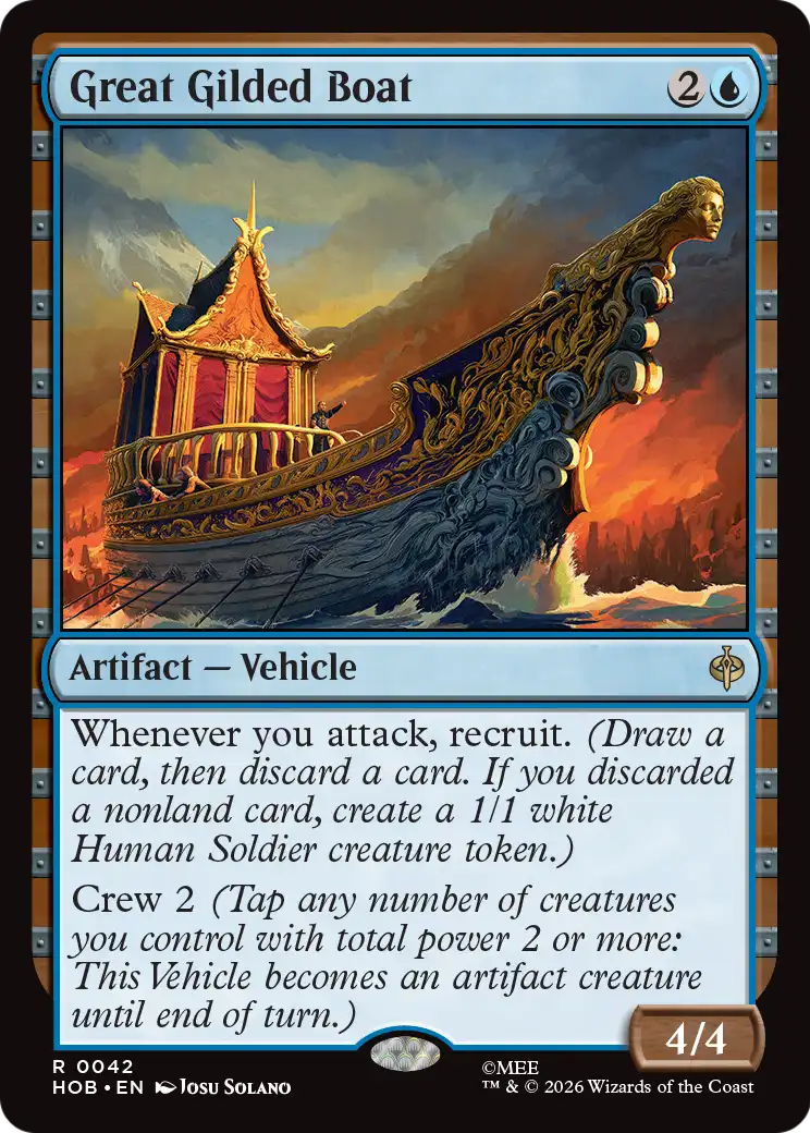 Great Gilded Boat [The Hobbit] | Anubis Games and Hobby