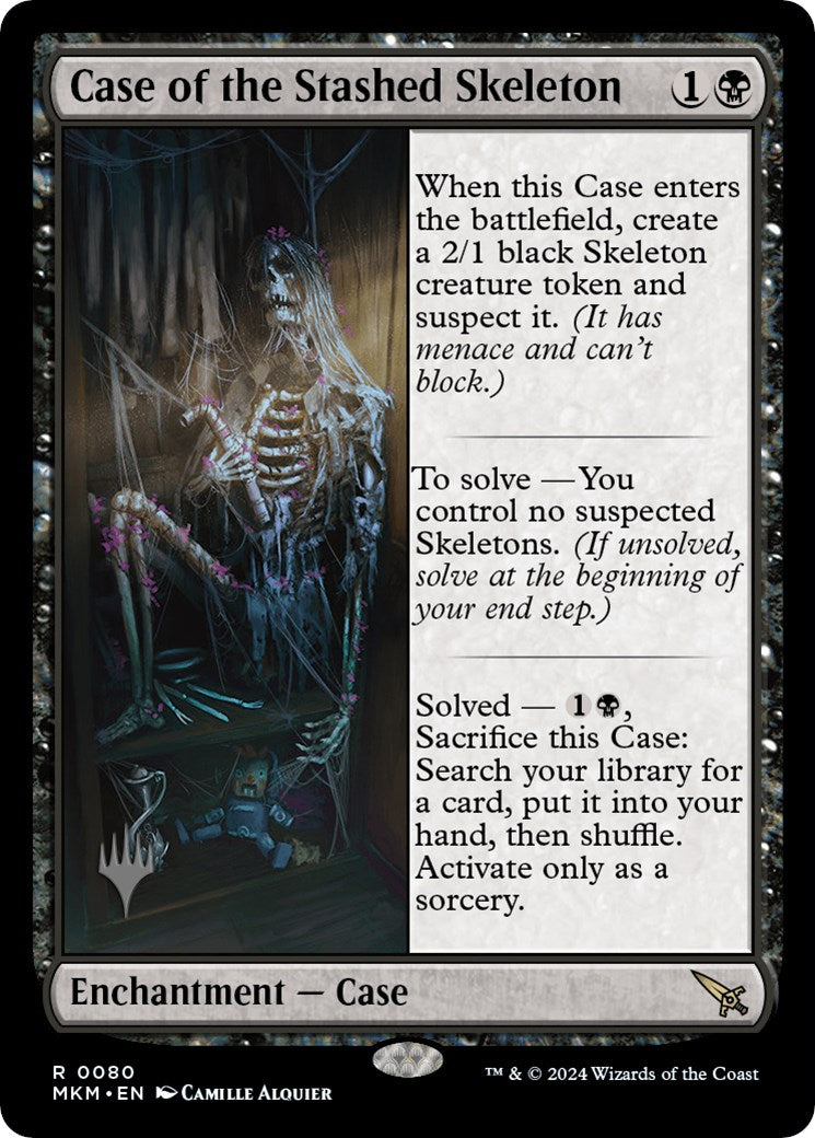 Case of the Stashed Skeleton (Promo Pack) [Murders at Karlov Manor Promos] | Anubis Games and Hobby