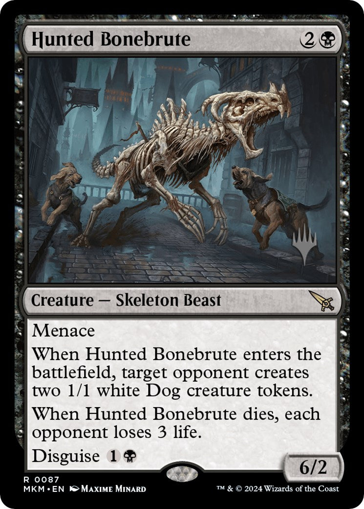 Hunted Bonebrute (Promo Pack) [Murders at Karlov Manor Promos] | Anubis Games and Hobby