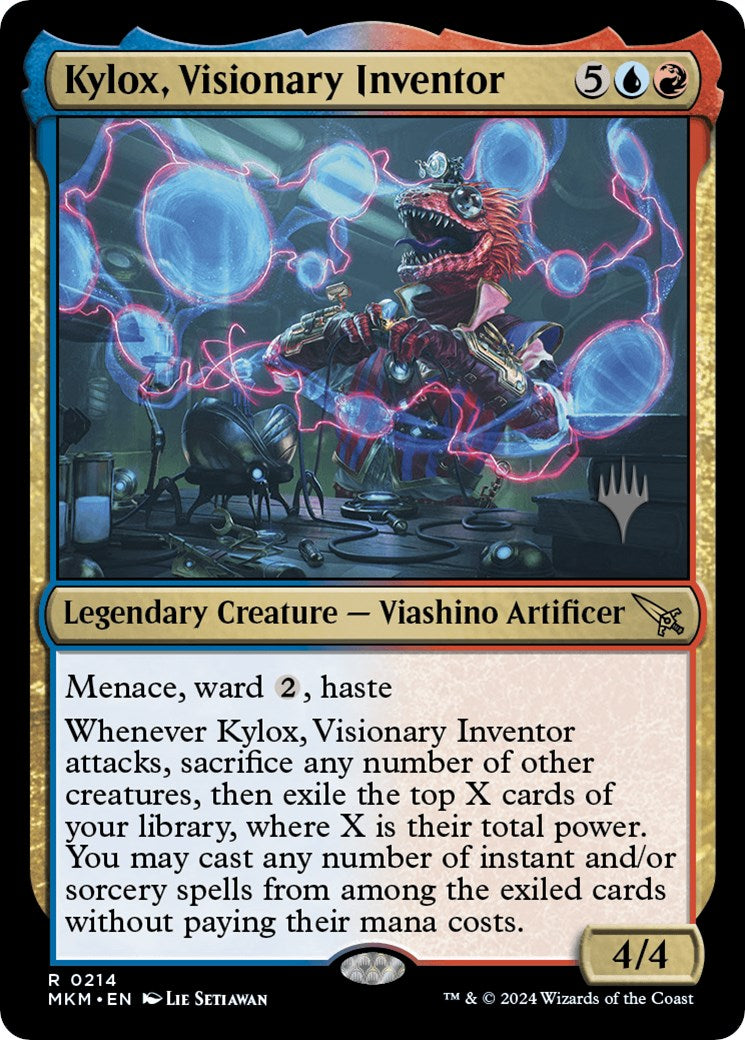 Kylox, Visionary Inventor (Promo Pack) [Murders at Karlov Manor Promos] | Anubis Games and Hobby