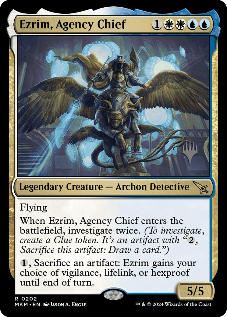 Ezrim, Agency Chief (Promo Pack) [Murders at Karlov Manor Promos] | Anubis Games and Hobby