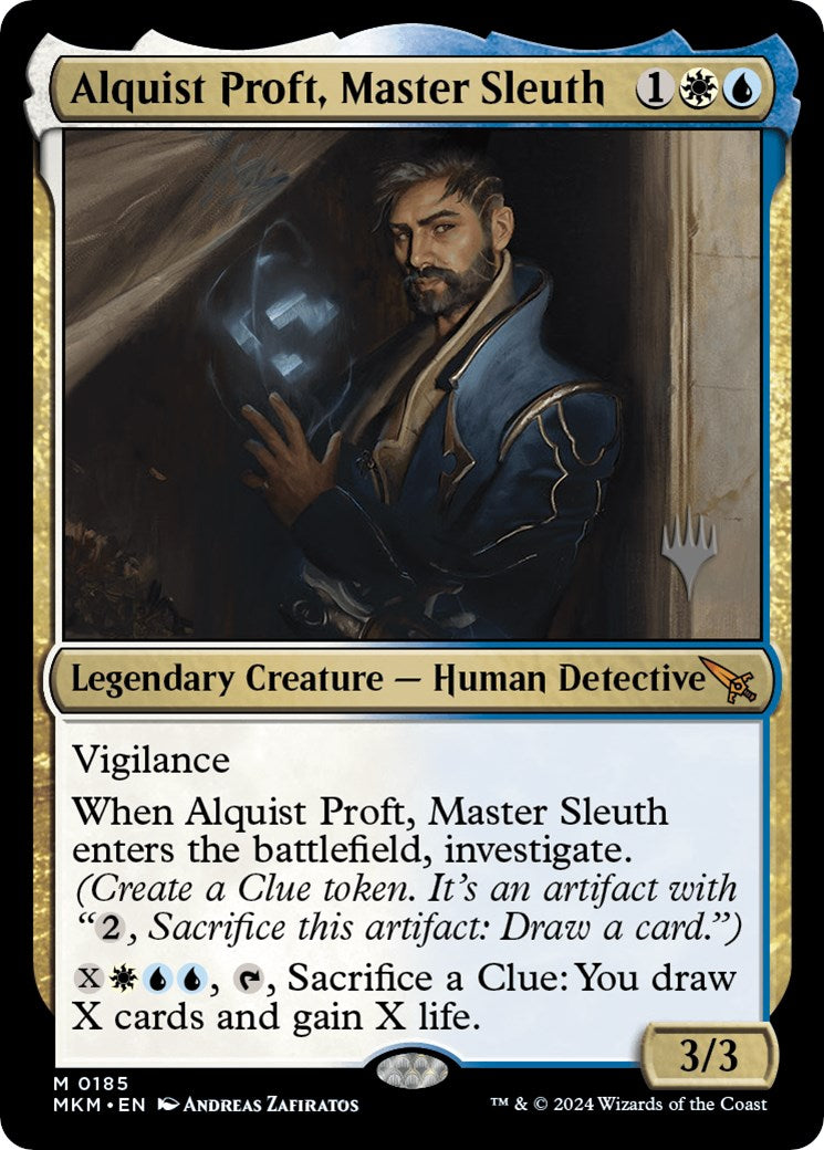 Alquist Proft, Master Sleuth (Promo Pack) [Murders at Karlov Manor Promos] | Anubis Games and Hobby