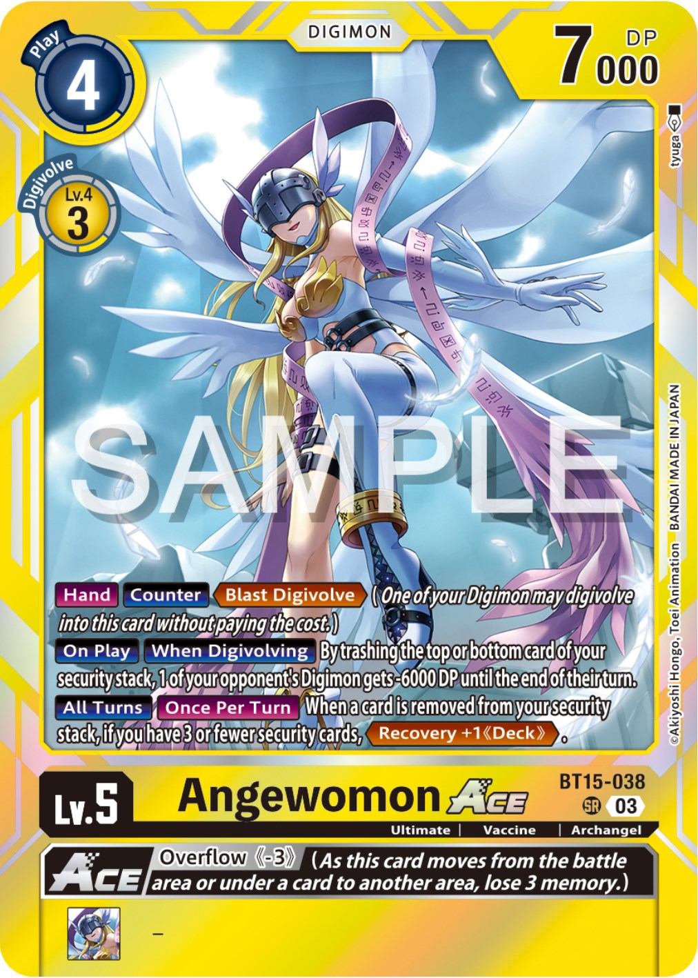 Angewomon Ace [BT15-038] [Exceed Apocalypse] | Anubis Games and Hobby