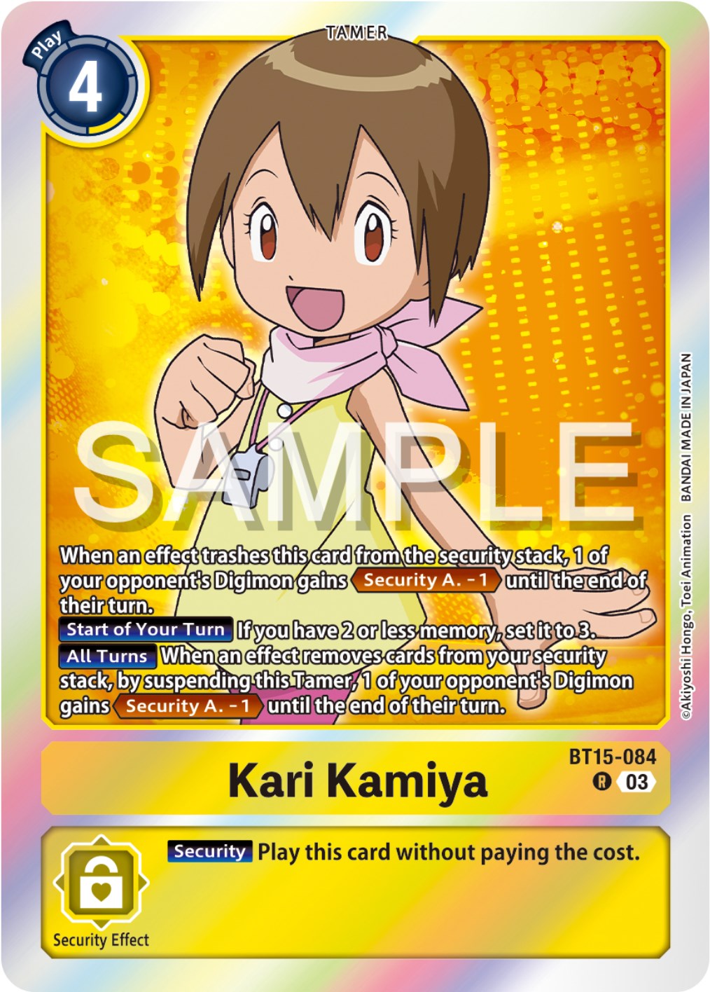 Kari Kamiya [BT15-084] [Exceed Apocalypse] | Anubis Games and Hobby