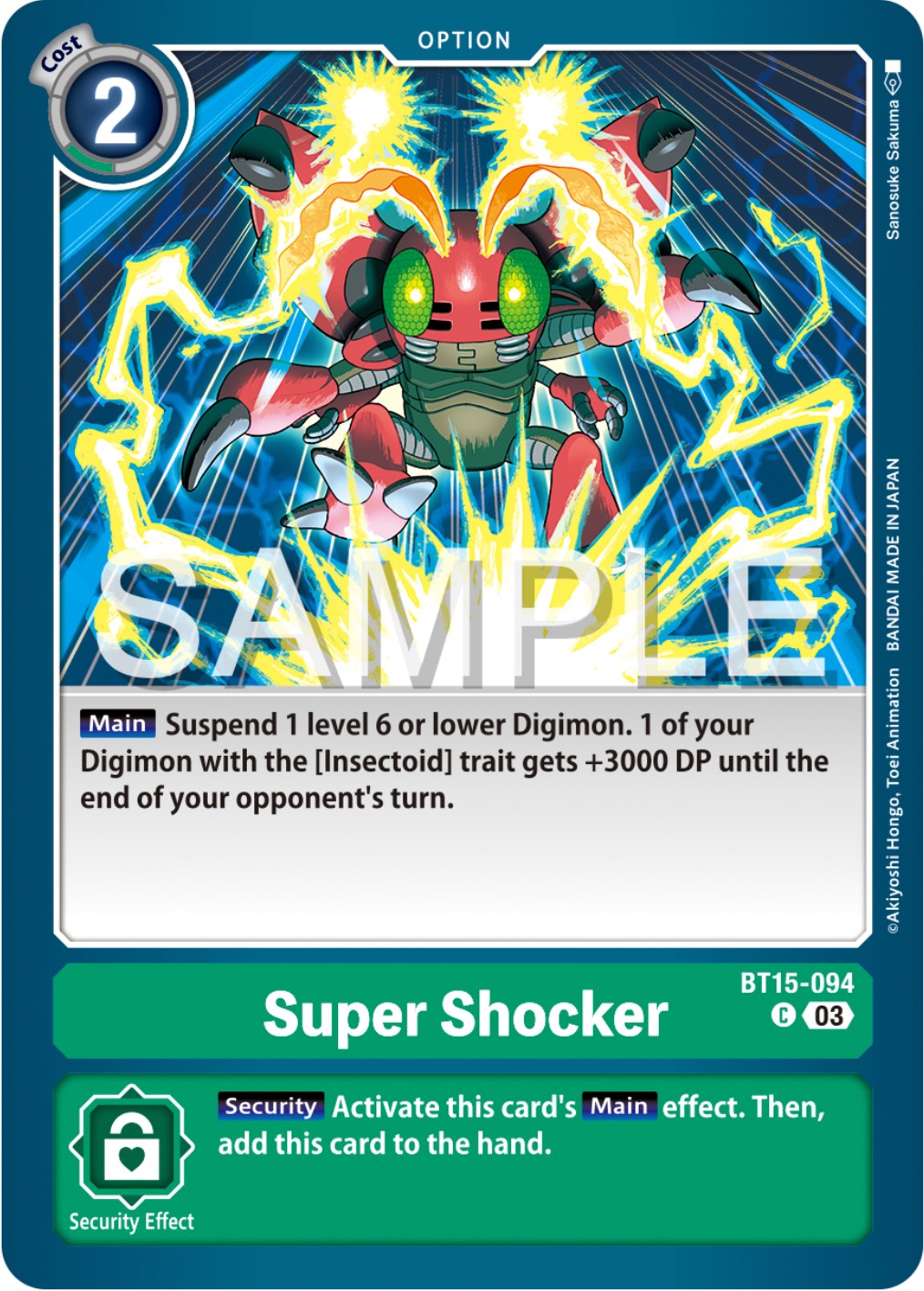 Super Shocker [BT15-094] [Exceed Apocalypse] | Anubis Games and Hobby