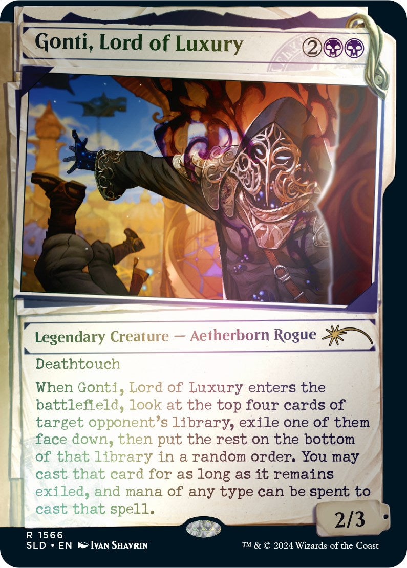 Gonti, Lord of Luxury (Rainbow Foil) [Secret Lair Drop Series] | Anubis Games and Hobby