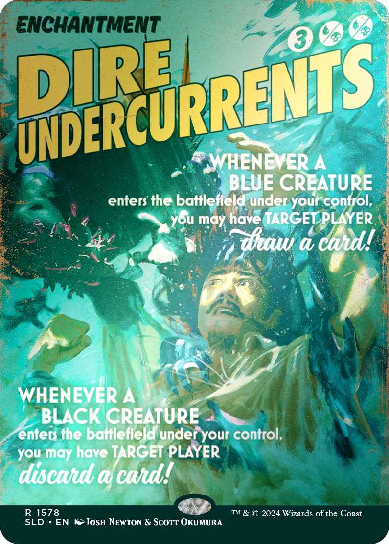 Dire Undercurrents (Rainbow Foil) [Secret Lair Drop Series] | Anubis Games and Hobby