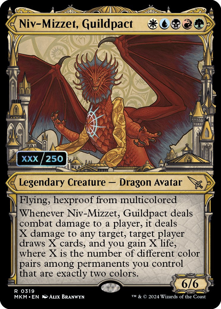 Niv-Mizzet, Guildpact (Serialized) [Murders at Karlov Manor] | Anubis Games and Hobby