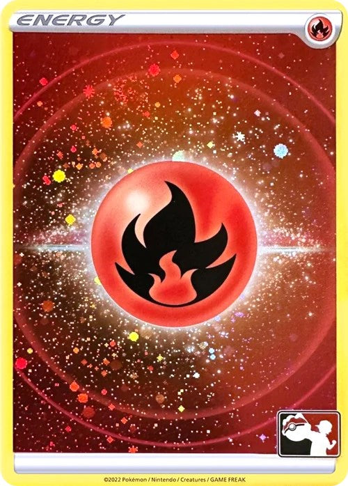 Fire Energy (Cosmos Holo) [Prize Pack Series Three] | Anubis Games and Hobby