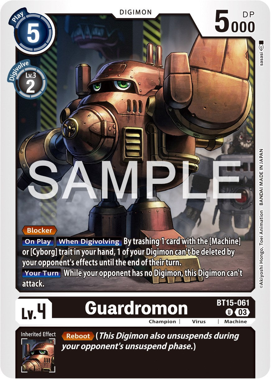 Guardromon [BT15-061] [Exceed Apocalypse] | Anubis Games and Hobby