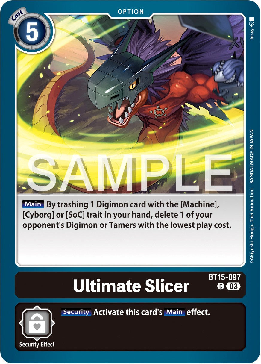 Ultimate Slicer [BT15-097] [Exceed Apocalypse] | Anubis Games and Hobby