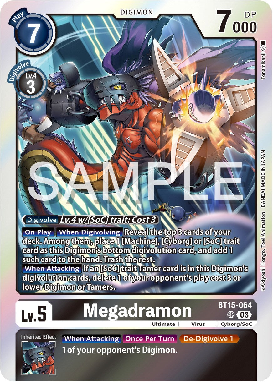 Megadramon [BT15-064] [Exceed Apocalypse] | Anubis Games and Hobby