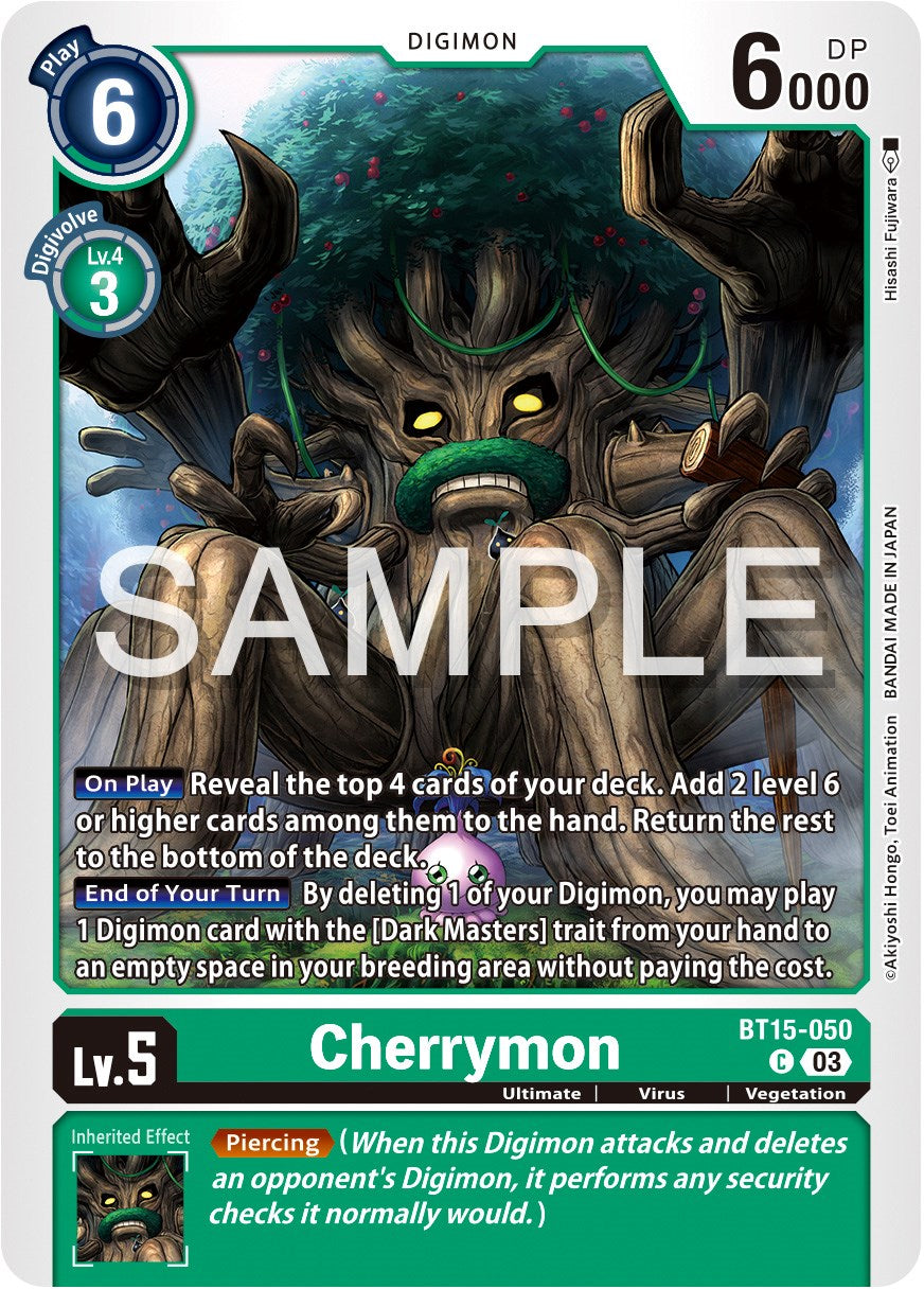 Cherrymon [BT15-050] [Exceed Apocalypse] | Anubis Games and Hobby