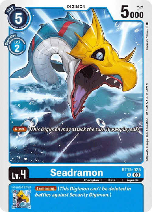 Seadramon [BT15-025] [Exceed Apocalypse] | Anubis Games and Hobby