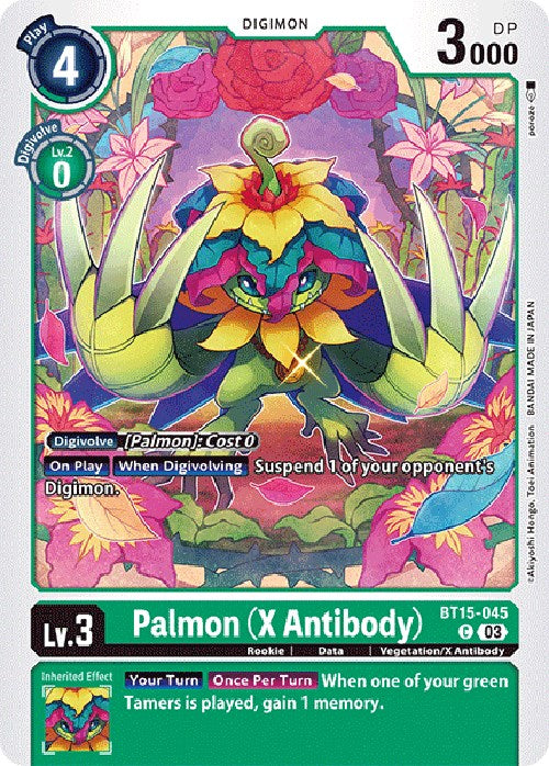 Palmon (X Antibody) [BT15-045] [Exceed Apocalypse] | Anubis Games and Hobby