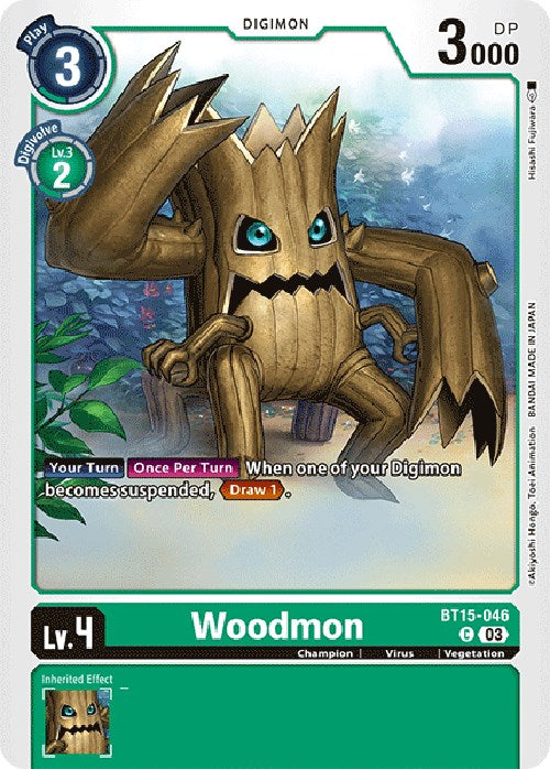 Woodmon [BT15-046] [Exceed Apocalypse] | Anubis Games and Hobby