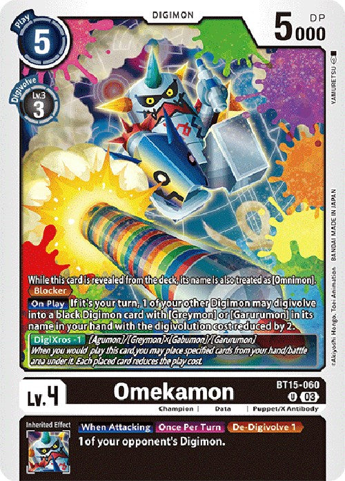 Omekamon [BT15-060] [Exceed Apocalypse] | Anubis Games and Hobby