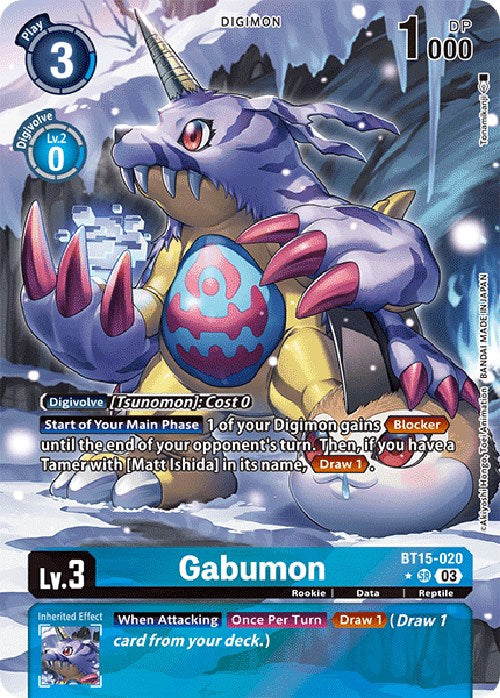 Gabumon [BT15-020] (Alternate Art) [Exceed Apocalypse] | Anubis Games and Hobby