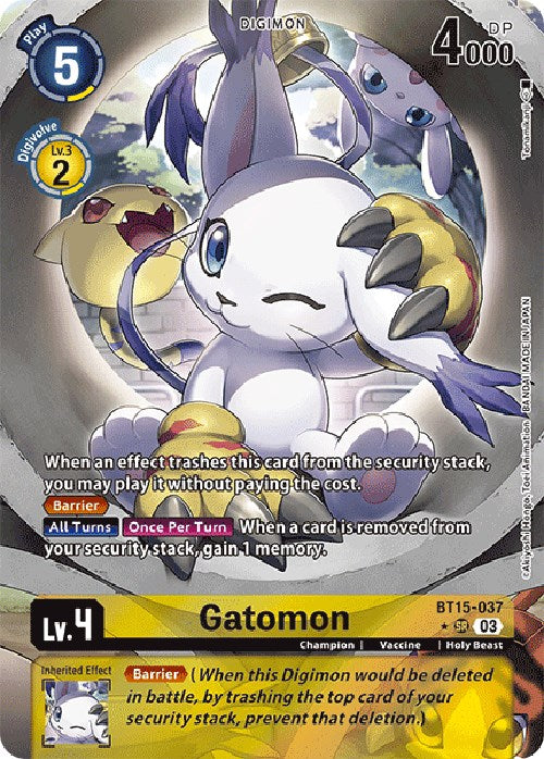 Gatomon [BT15-037] (Alternate Art) [Exceed Apocalypse] | Anubis Games and Hobby