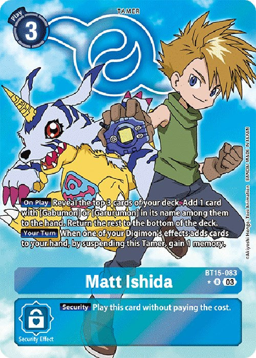 Matt Ishida [BT15-083] (Alternate Art) [Exceed Apocalypse] | Anubis Games and Hobby